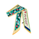 Exclusive Women's Long Scarf Four Seasons Fashion Headwear Hair Ribbon Elegant Bag Accessory 5