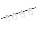 Expansor de dedos Treinador ajustável de força dos dedos Acessório de plástico para instrumentos musicais Para guitarra piano violino baixo Iniciantes 2