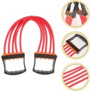 Expansores de pecho y brazos coloridos con 5 bandas elásticas para entrenamiento de cuerpo completo en casa 1