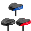 Extended Bicycle Saddle 21 x 26 x 5.5 cm Comfortable Shock-Absorbing Seat for Road and Mountain Bikes Ergonomic Cycling Seat 10