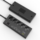 Extensão 5x tomada, 5x USB 1,8 m 2