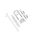 Extenseur pénien avec barres métalliques, fixation en silicone et longueur réglable pour allongement du pénis, emballage discret 2