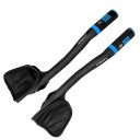 Extensii din carbon pentru ghidon 350 mm diametru 31.8 mm suporturi ergonomice carbon multicolore pentru ciclism 7