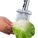 Extensor de grifo de cocina con 3 modos de chorro cabezal de rociado tipo cascada con filtro adaptador para grifo accesorio para fregadero 9