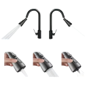 Extensor de torneira de cozinha rotativo a 360° com 3 modos de fluxo de água, arejador com filtro de plástico, adaptador universal para torneira de pia 6