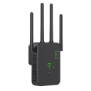 Extensor de WiFi amplificador de señal AC1200 1200 Mb/s de doble banda 2,4 GHz y 5 GHz 4 antenas externas modo WPS repetidor AP router 4