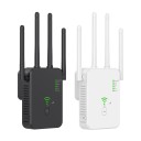 Extensor de WiFi amplificador de señal AC1200 1200 Mb/s de doble banda 2,4 GHz y 5 GHz 4 antenas externas modo WPS repetidor AP router 6