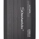Externe harde schijf 2 TB 2,5" SATA met USB 3.0 aansluiting in een laag gestreept hoesje voor het back-uppen van gegevens van PC en laptop en films 5