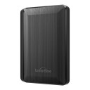 Externe HDD 12 x 8 x 1,4 cm met een capaciteit van 1 TB en USB 3.0-interface in zwart voor back-ups van PC en laptop en games op PS4, PS5 en Xbox 2