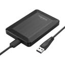 Externe HDD 12 x 8 x 1,4 cm mit einer Kapazität von 1 TB und USB 3.0 Schnittstelle in schwarzer Farbe für Backups von PC und Laptop sowie Spiele 6