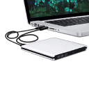 Externe USB 3.0 Blu-Ray/CD/DVD/VCD brander 21 x 17,5 x 3 cm Aluminium lezer met 2 MB cache voor Windows en Mac OS 3