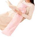 Extra Long Hot Water Bottle 76 x 11 cm 2000 ml Rubber Insulated Bag Removable Cover Waist, Back, Neck Warmer 4