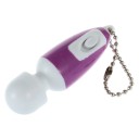 Extra mini vibratore 6,5 cm a forma di portachiavi Magic Wand dimensioni compatte utilizzo discreto regalo divertente facile da usare confezione discreta 2