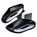 Extra puha papucs vastag talppal Papucs merész színű elemmel Ergonomikus forma Oldalt nyílások Modern házi cipő 4
