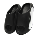 Extra zachte pantoffels met dikke zolen Pantoffels met een opvallend kleurelement Ergonomische vorm Openingen aan de zijkanten Moderne 5