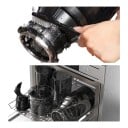 Extracteur de jus lent BioloMix SJ-023 avec ouverture de remplissage de 130 mm 250 W Pression à froid Filtre triple Gris Pour les fruits et légumes 3