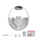 Extractor de leche eléctrico portátil con calentamiento a 45 °C 19 mm 21 mm PP silicona apagado automático 30 min extracción de leche materna 2