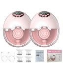 Extractor de leche eléctrico portátil con calentamiento a 45 °C 19 mm 21 mm PP silicona apagado automático 30 min extracción de leche 1