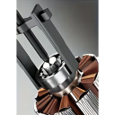 Extractor de rodamientos de 2 garras de acero de 4" Herramienta profesional para desmontar rodamientos, poleas y engranajes Construcción duradera 2