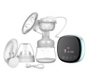 Extrator elétrico de leite materno com inserção de massagem e visor Extração diretamente para o biberão Alimentação via USB Material PP 1