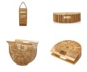 Extravagante Damenhandtasche aus Holz 6