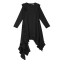 Extravagantné čierne šaty 6