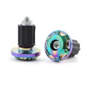 Extremidades de guiador para moto 463 x 315 mm CNC metálicas com peso de equilíbrio Deslizadores de guiador Moto punhos em liga de alumínio 10