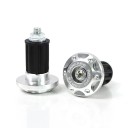 Extremidades de guiador para moto 463 x 315 mm CNC metálicas com peso de equilíbrio Deslizadores de guiador Moto punhos em liga de alumínio e borracha Acessórios para moto de todo-o-terreno 9