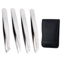 Eyebrow Tweezers 4 pcs 2
