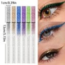 Eyeliner lichid rezistent la apă 13 x 1 cm cu pensulă subțire în 6 nuanțe, de lungă durată și rezistent la ștergere pentru un machiaj 3
