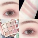 Eyeshadow Palette 9 Colours Matte and Subtly Shimmering Nude Shades Long-Lasting Hydrating Formula Multifunctional Makeup 3