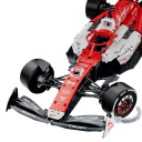 F1-kilpa-autosarja 1770 palaa 1:8 Suuri formulamalli 68 x 28,5 x 15 cm Yksityiskohtainen auto keräilijöille Luova lelu lapsille 6+ vuotta 2