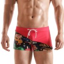 F906 Calções de Banho Masculinos 6