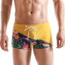 F906 Calções de Banho Masculinos 7