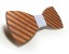 Fa csokornyakkendő gravírozott csíkkal J644 2