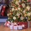 Fa karácsonyi hópelyhek 50 db 2
