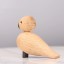 Fából készült figura madár sapkával 2 db 5