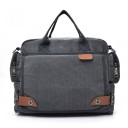 Fabric Laptop Bag with Handles and Removable Shoulder Strap Front Compartment with Organiser Side Zip Pockets 35 x 29 x 13 cm 4