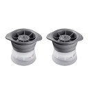 Fabricante de bolas de gelo em silicone 109×79×85 mm 2 pcs Forma redonda grande para gelo para whisky Utensílio de cozinha de congelação rápida Acessórios de bar 5