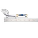 Faca de Caça com Lâmina de 19 cm e Estojo em Couro Faca de Sobrevivência Faca Militar Equipamento Outdoor Camping Caminhadas Bushcraft 4