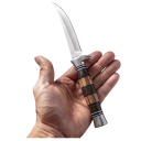 Faca de cozinha em aço inoxidável 250 mm para sashimi e carne Faca de filetar e picar com cabo de madeira para cortar peixe e cozinhar 2