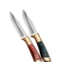 Faca desossadora para fruta e carne 16 cm Lâmina 7,2 cm Faca de corte portátil Cabo vermelho ou verde Faca para BBQ uso exterior 1