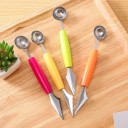 Faca para fruta com colher 2 em 1 1