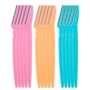 Faca para modelar sobrancelhas 15 unid 8