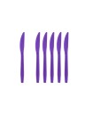 Facas de plástico descartáveis para festas utensílios de mesa para aniversários catering sobremesas bolos frutas utensílios de plástico 5