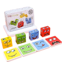 Face Change Building Blocks Brettspiel Face Change Building Blocks 13,5 x 9 x 4 cm 1