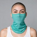 Face Mask and Neck Scarf with Ear Loops and Perforated Fabric for Cycling and Hiking Universal Size 2