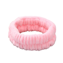 Faixa de cabelo feminina contra o caimento de cabelos no rosto Faixa de cabelo em fleece para maquilhagem Faixa de cabelo peluda para lavar 3