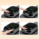 Faja térmica eléctrica para el cuello 64 x 14 cm con 5 niveles de calentamiento, 3 modos de vibración, pantalla LCD y batería recargable de 1800 mAh 4