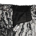 Falda de lentejuelas para mujer con cintura alta Falda brillante con forro y cremallera Corte recto Poliéster Para fiestas y eventos 8